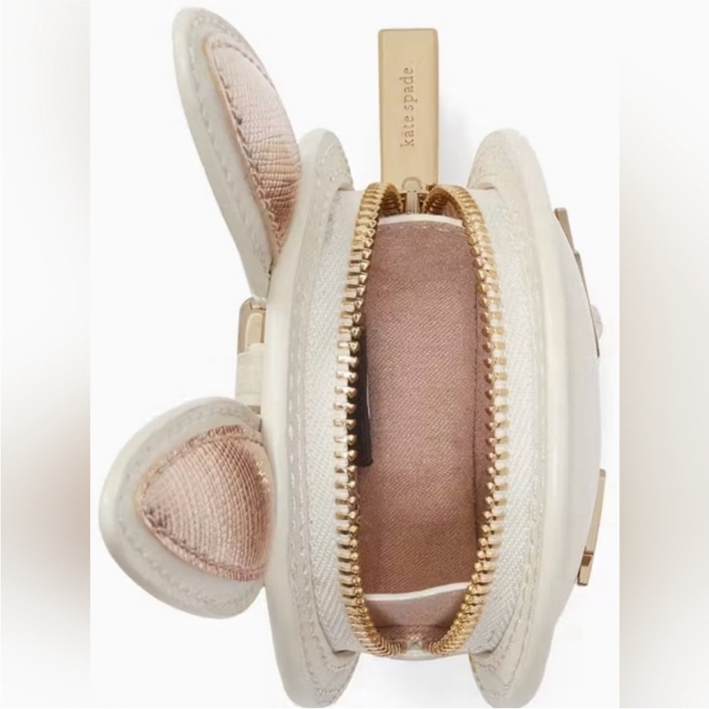 Kate Spade Bun Bun Rare 3D coin purse key fob NWT limited edition novelty - Picture 7 of 12